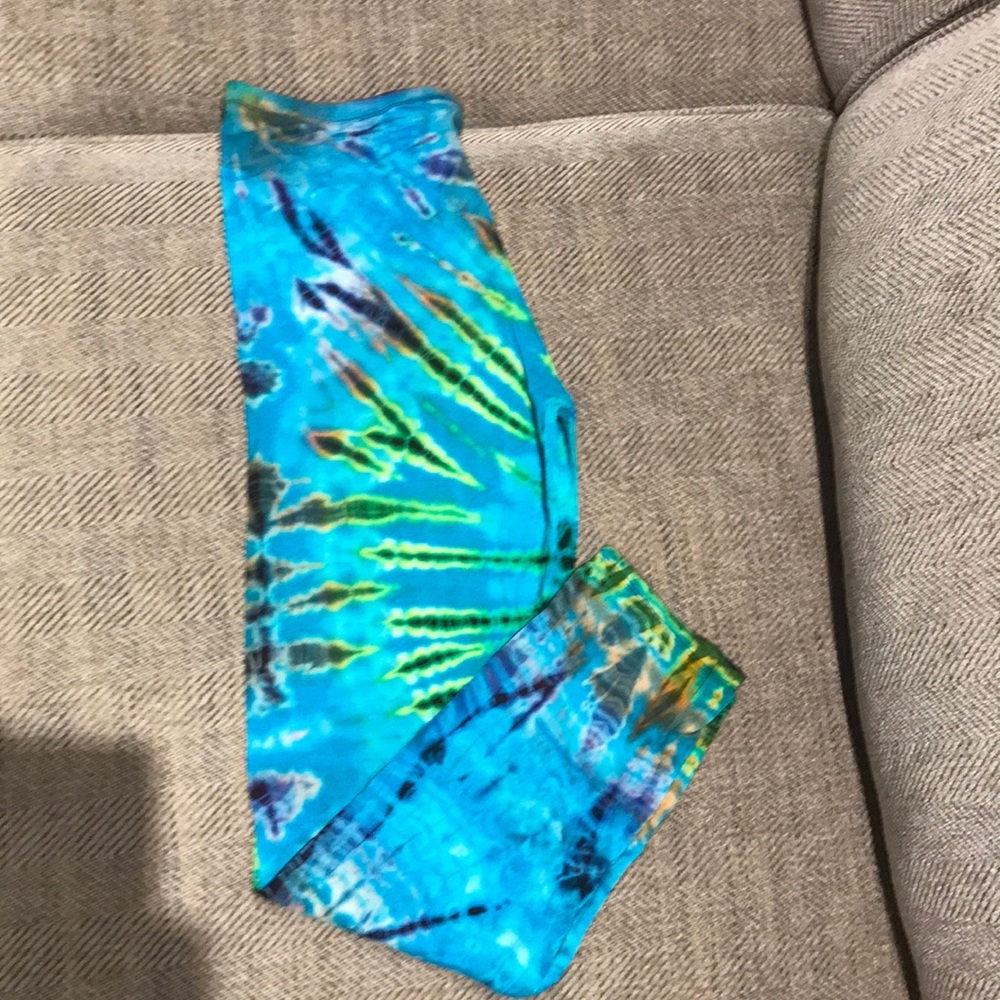 Tye dye yoga pants